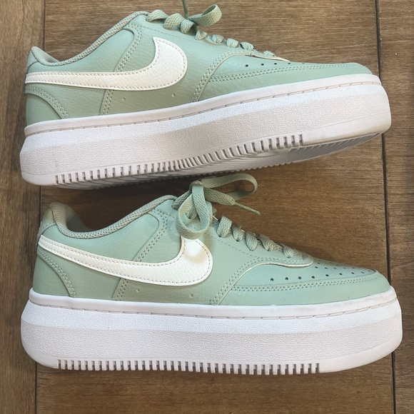 Nike Shoes - Nike Court Vision Alta Platform Sneaker Seafoam Sz 9